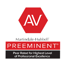 Av | Martindale-Hubbell | Preeminent | Peer Rated For Highest Level of Professional Excellence